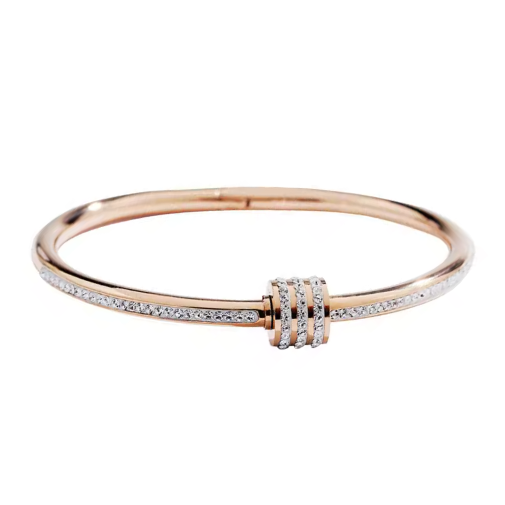 Gold Clasp Bangle