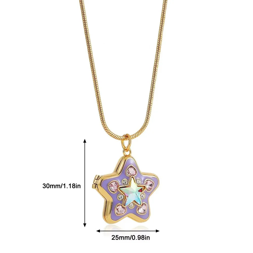Love & Light Locket – Heart or Star Design