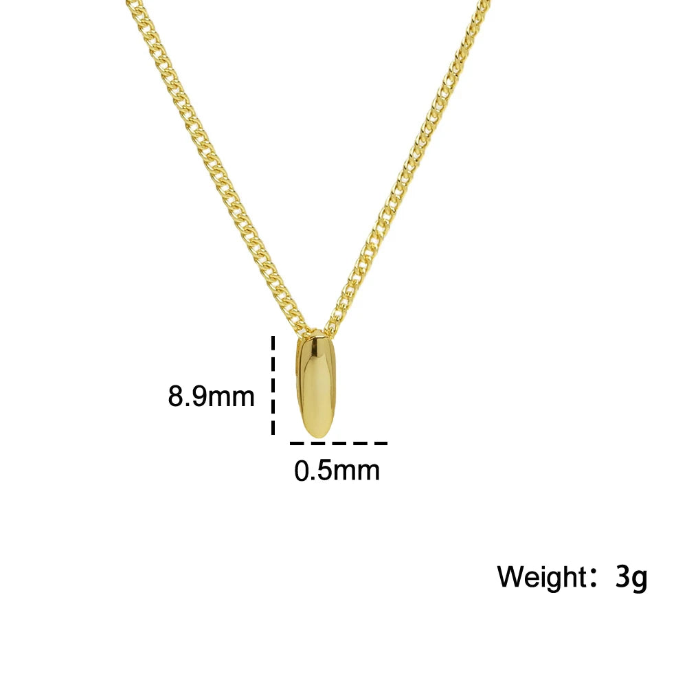Mini Bubble Balloon Initial Letter Pendant