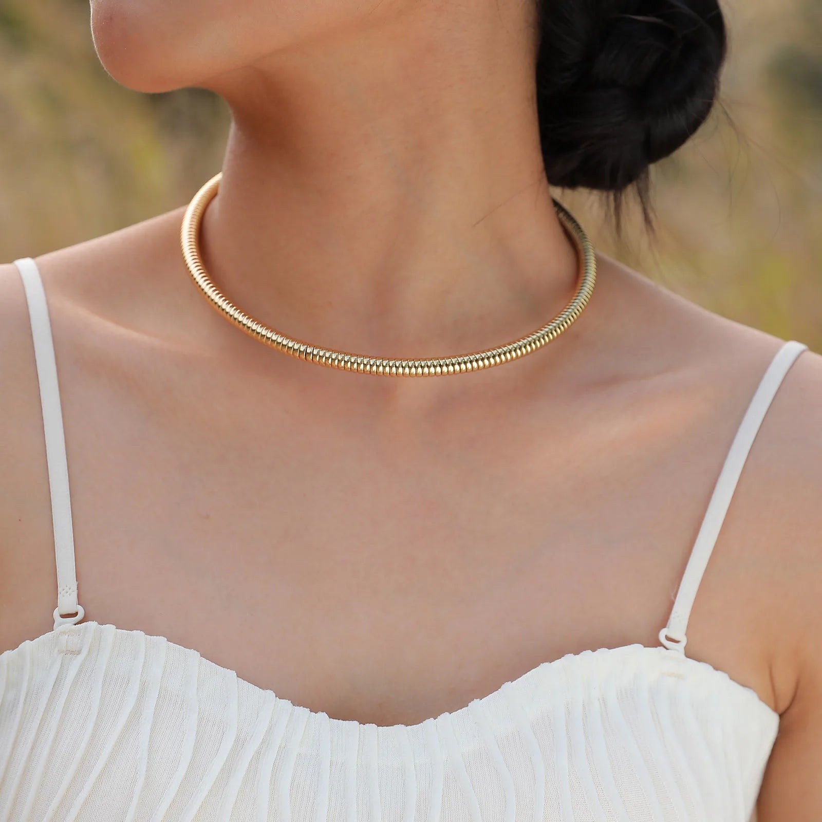 Gold Choker Necklace