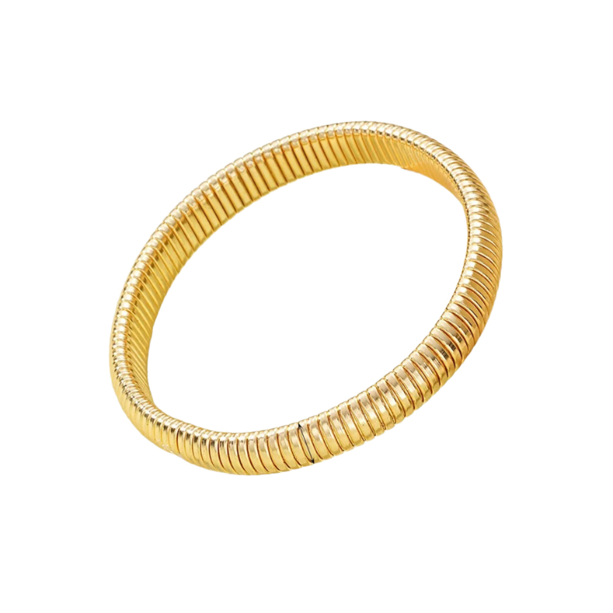 Gold & Silver Flexible Snake Chain Bangles