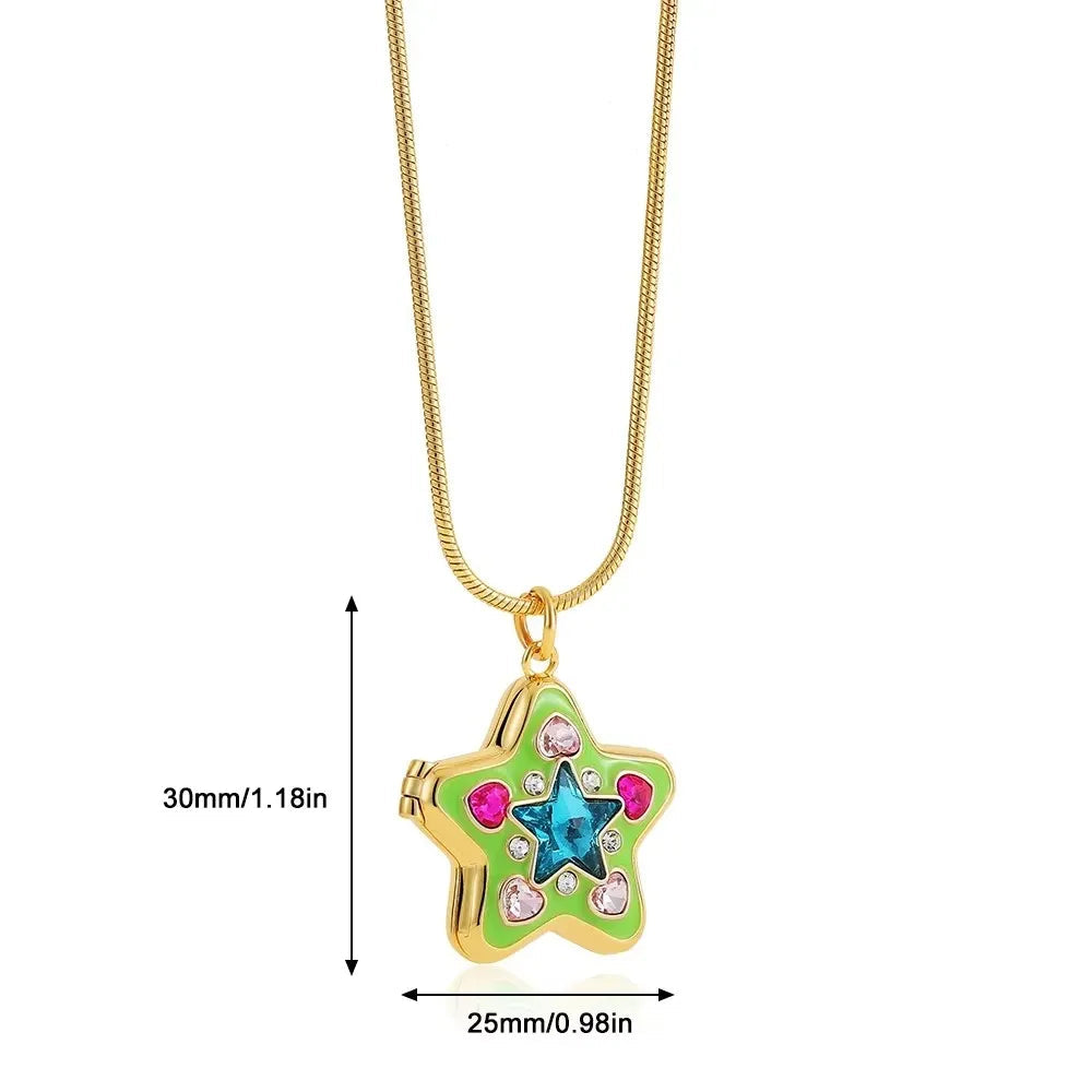 Love & Light Locket – Heart or Star Design