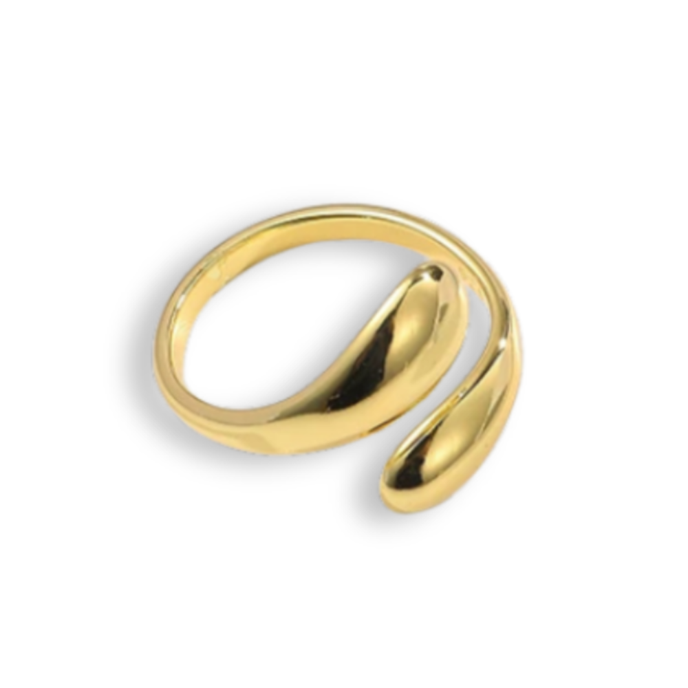 Sculpted Open-End Ring