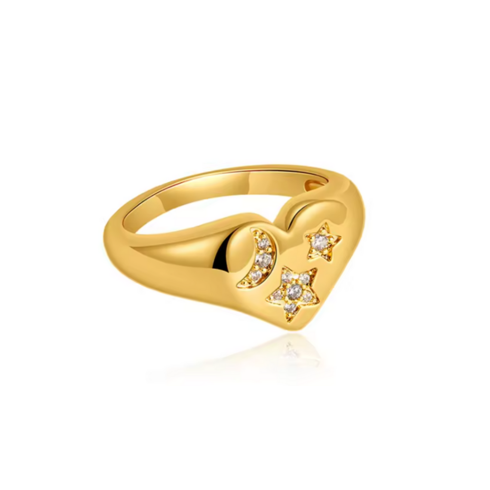 Celestial Heart Ring