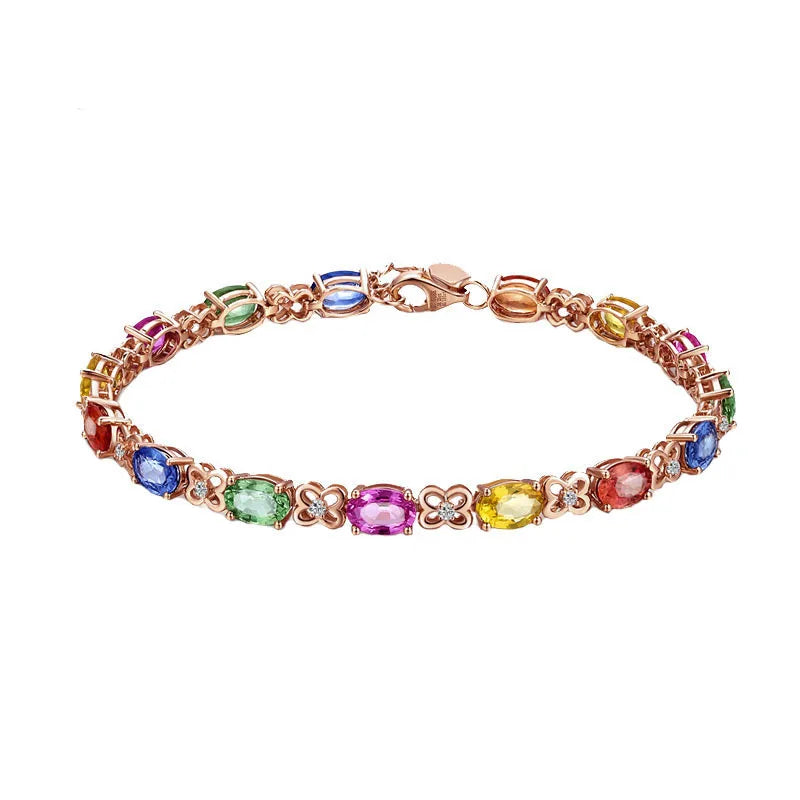 Rainbow Gemstone Bracelet