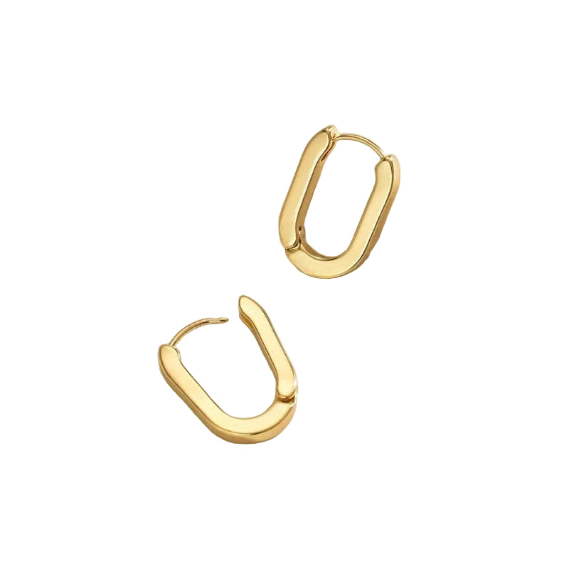 Rectangular Hoop Earrings