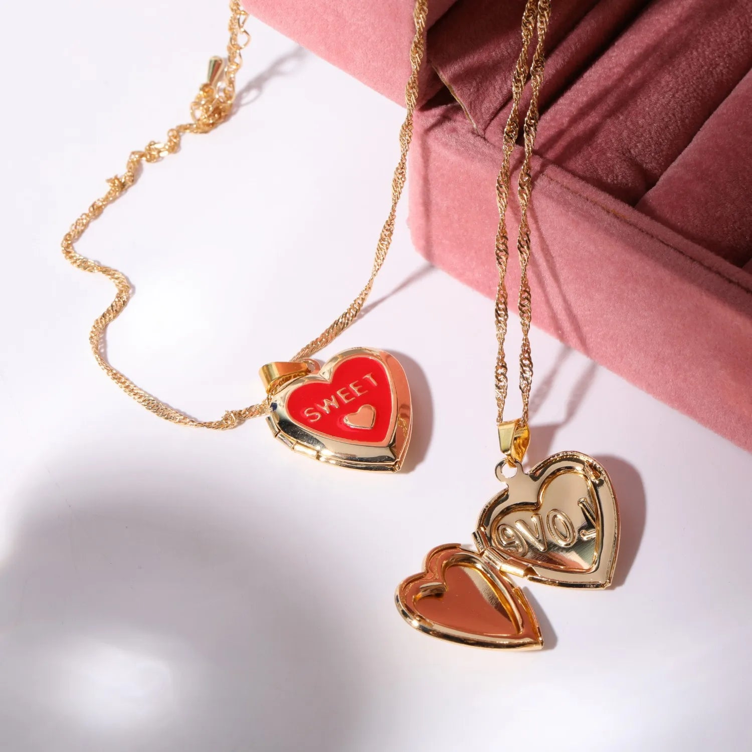 Love & Light Locket – Heart or Star Design