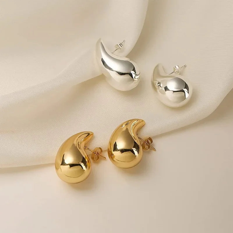 Teardrop Hoop Earrings