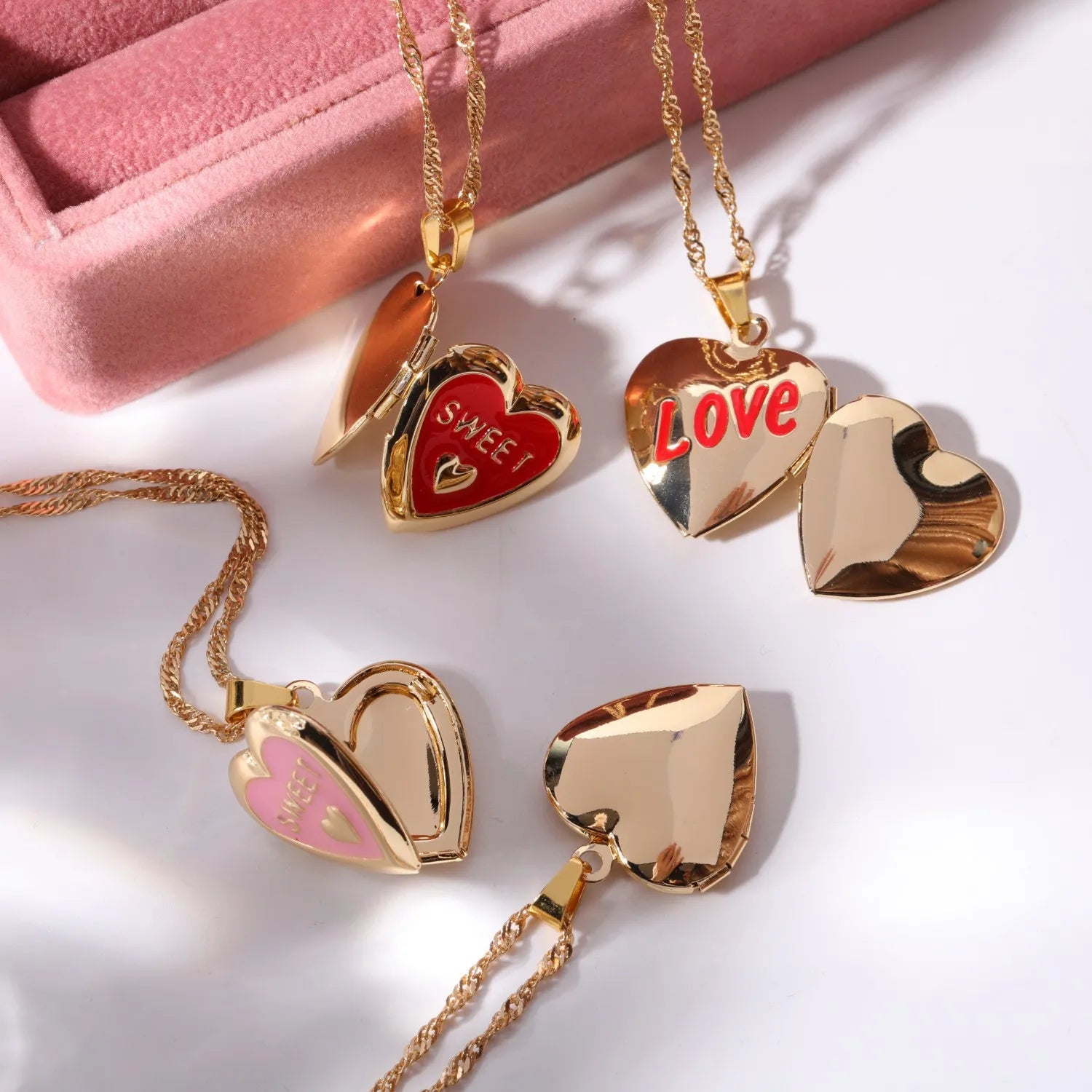 Love & Light Locket – Heart or Star Design