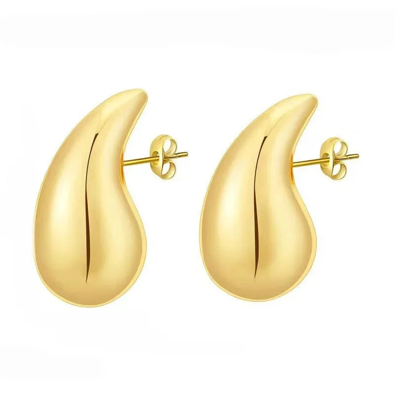 Teardrop Hoop Earrings