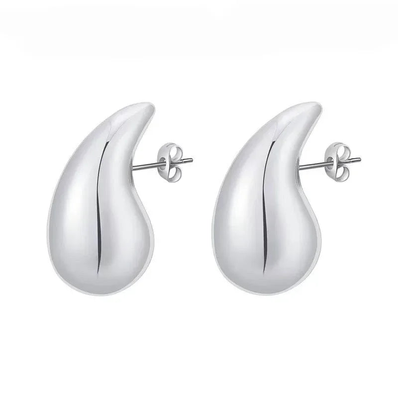 Teardrop Hoop Earrings